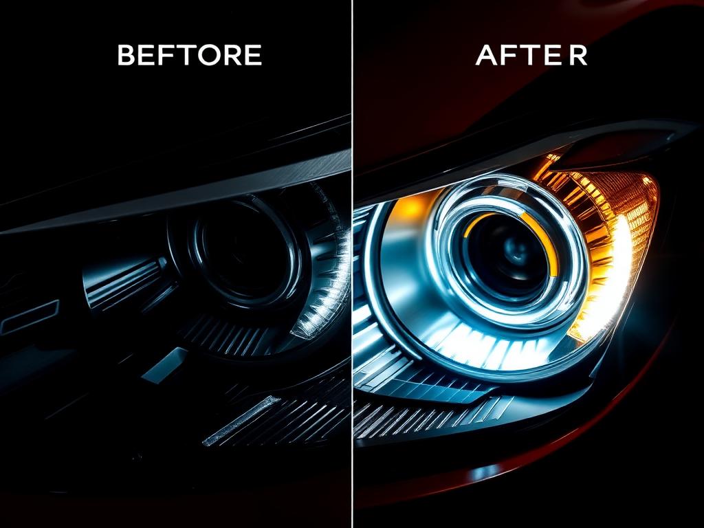 Headlight Restoration by Monza Detailing in Sydney